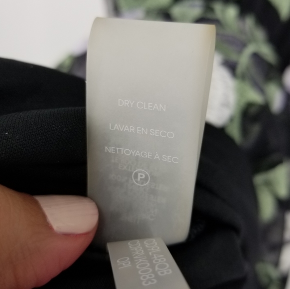 Calvin Klein Embroidered Floral Flounce Dress Sz 4 - Picture 9 of 11